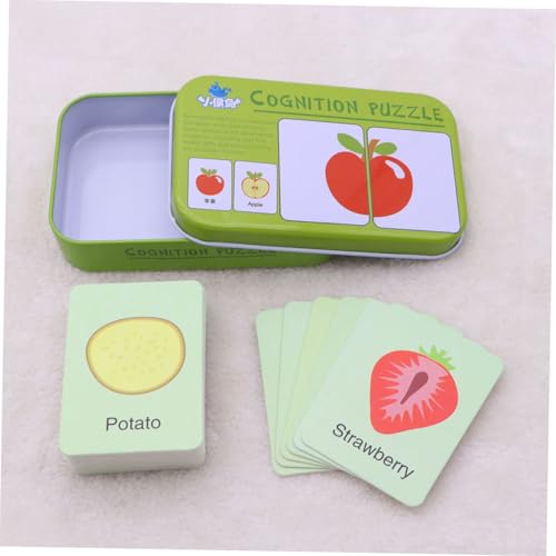 ORFOFE Frühkindliches Lernspielzeug Puzzle Früchten und Alltagsgegenständen Pädagogische Karten für Kleinkinder Fördert Konzentration und Motorische Fähigkeiten Sicher und Langlebig ORFOFE Frühkindliches Lernspielzeug Puzzle Früchten und Alltagsgegenständen Pädagogische Karten für Kleinkinder Fördert Konzentration und Motorische Fähigkeiten Sicher und Langlebig von ORFOFE