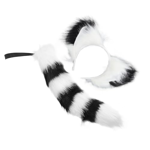 ORFOFE Fuchsohren Stirnband und Fuchsschwanz Weiches Plüsch Cosplay Accessoire Verstellbar für Damen und Mädchen für Kostümparty Fasching und Halloween ORFOFE Fuchsohren Stirnband und Fuchsschwanz Weiches Plüsch Cosplay Accessoire Verstellbar für Damen und Mädchen für Kostümparty Fasching und Halloween von ORFOFE