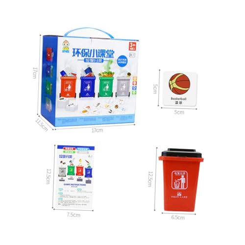 ORFOFE Garbage Sorting Toy Mülltonnen Karten Umweltbildung Lernspielzeug Plastik Robust Hand Auge koordination Fördern Eltern Junge Mädchen Interaktion ORFOFE Garbage Sorting Toy Mülltonnen Karten Umweltbildung Lernspielzeug Plastik Robust Hand Auge koordination Fördern Eltern Junge Mädchen Interaktion von ORFOFE