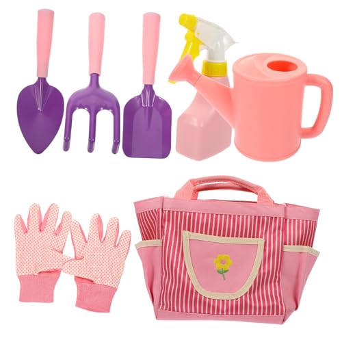 ORFOFE Helles Gartengeräte-Set 7-teilig Schaufel Rechen Gießkanne Handschuhe Sprüher Wasserkocher Handrechen ORFOFE Helles Gartengeräte-Set 7-teilig Schaufel Rechen Gießkanne Handschuhe Sprüher Wasserkocher Handrechen von ORFOFE