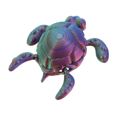 ORFOFE Gedrucktes Bewegliches Meeresschildkrötenmodell Leuchtenden Farben Realistische Kleine Schildkrötenfigur aus Dekoratives Sammelspielzeug und Aquarium Dekoration ORFOFE Gedrucktes Bewegliches Meeresschildkrötenmodell Leuchtenden Farben Realistische Kleine Schildkrötenfigur aus Dekoratives Sammelspielzeug und Aquarium Dekoration von ORFOFE