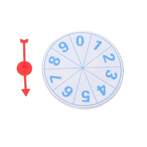 ORFOFE Glücksspiel drehrad Wandmontage Spielrad Party Spiel Zubehör mit Farbigem Zufallspfeil für Karneval Kindergeburtstag und Unterricht Zufällige Farbe Zufällige Farbe von ORFOFE