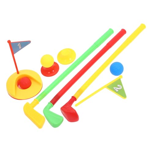 ORFOFE Golfset Set Bunte Golfspielzeug für Jungen Mädchen Outdoor Sportspielzeug Robust Sicher Fördert Motorik und Sportliche Fähigkeiten Geschenk für Kleinkinder von ORFOFE