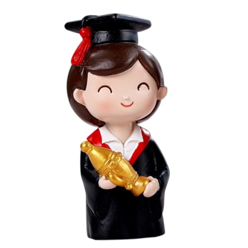 ORFOFE Graduation Cake Dekoration Doktor Figur Tortendeko Abschlussfeier Cartoon Doll Cake Embellishment Leicht Graduation Deko von ORFOFE