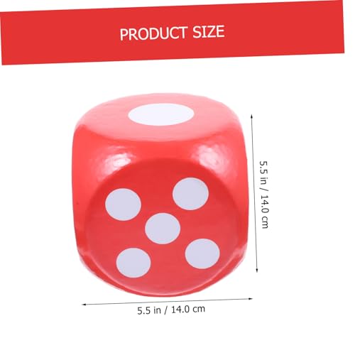 ORFOFE Großer Schaumstoffwürfel mit Zahlen Farbiger Leichter Spielwürfel für Partyspiele Unterricht Outdoor aktivitäten und Lernspiele Weiches Material Angenehm Greifbar ORFOFE Großer Schaumstoffwürfel mit Zahlen Farbiger Leichter Spielwürfel für Partyspiele Unterricht Outdoor aktivitäten und Lernspiele Weiches Material Angenehm Greifbar von ORFOFE
