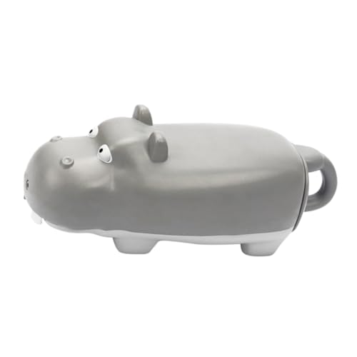 ORFOFE Großes Hippopotamus Wasserspielzeug mit Zugpumpe Kinderfreundliche Wasserspritze Rutschfester Griff Langlebiges Badespielzeug für Strand und Sommer Interaktives von ORFOFE