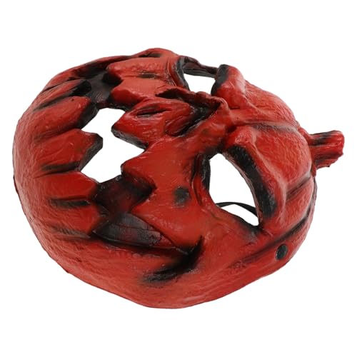 ORFOFE Gruselige Halloween Kürbismaske für Erwachsene Bequeme Gesichtsmaske aus Ungiftigem Material Horror Design Vielseitig für Party Cosplay und Maskenball Geeignet ORFOFE Gruselige Halloween Kürbismaske für Erwachsene Bequeme Gesichtsmaske aus Ungiftigem Material Horror Design Vielseitig für Party Cosplay und Maskenball Geeignet von ORFOFE
