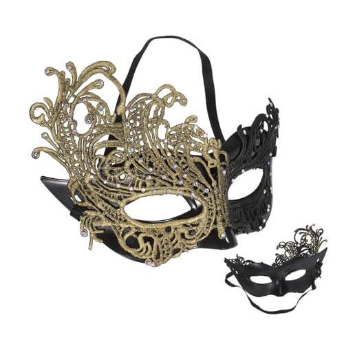 ORFOFE Halbgesichts-masquerade-maske aus Spitzenmaterial mit Elastischem Band für Damen Komfortabel und Sicher für Halloween Karneval Ball und Fotoshootings ORFOFE Halbgesichts-masquerade-maske aus Spitzenmaterial mit Elastischem Band für Damen Komfortabel und Sicher für Halloween Karneval Ball und Fotoshootings von ORFOFE