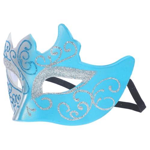 ORFOFE Halbmaske Venezianische mit Silber blauem Glitzer Leichte Cosplay Maske für Halloween Maskenball Party Damen und Herren Elegantes Design Langlebiges Material ORFOFE Halbmaske Venezianische mit Silber blauem Glitzer Leichte Cosplay Maske für Halloween Maskenball Party Damen und Herren Elegantes Design Langlebiges Material von ORFOFE