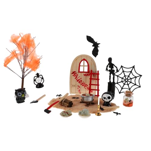 ORFOFE Halloween Dekorationsset Halloween Mini Gartenhandwerk Miniatur Gartenzubehör Miniatur Horror Dekorationen Feengarten Dekor Harz ORFOFE Halloween Dekorationsset Halloween Mini Gartenhandwerk Miniatur Gartenzubehör Miniatur Horror Dekorationen Feengarten Dekor Harz von ORFOFE
