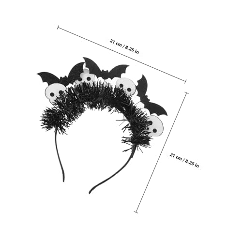 ORFOFE Halloween Haarreif Weißer Schädel Fledermaus Kopfband Leicht Sicher Party Accessoire Einzigartig Fasching Cosplay Kopfschmuck für Erwachsene ORFOFE Halloween Haarreif Weißer Schädel Fledermaus Kopfband Leicht Sicher Party Accessoire Einzigartig Fasching Cosplay Kopfschmuck für Erwachsene von ORFOFE