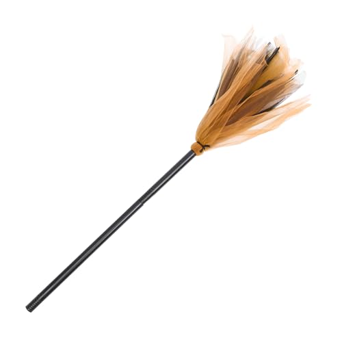 ORFOFE Halloween Hexenbesen Cosplay Broomstick mit Abnehmbarem Ornamentschmuck Leichtes Party Accessoire für Halloween Deko Rollenspiel und Kostümpartys Geeignet für Erwachsene ORFOFE Halloween Hexenbesen Cosplay Broomstick mit Abnehmbarem Ornamentschmuck Leichtes Party Accessoire für Halloween Deko Rollenspiel und Kostümpartys Geeignet für Erwachsene von ORFOFE