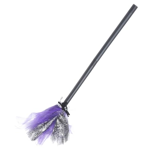 ORFOFE Halloween Hexenbesen Prop für Cosplay Leichter Zauberbesen für Dekoration zu Halloween von ORFOFE