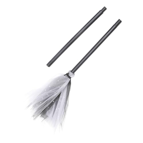 ORFOFE Halloween Hexenbesen mit Abnehmbaren Glitzerpailletten Leichtes Kunststoff und Material Lebensecht Gestalteter Besen für Dekoration und Cosplay Party Zubehör Einzigartiges Hexen ORFOFE Halloween Hexenbesen mit Abnehmbaren Glitzerpailletten Leichtes Kunststoff und Material Lebensecht Gestalteter Besen für Dekoration und Cosplay Party Zubehör Einzigartiges Hexen von ORFOFE