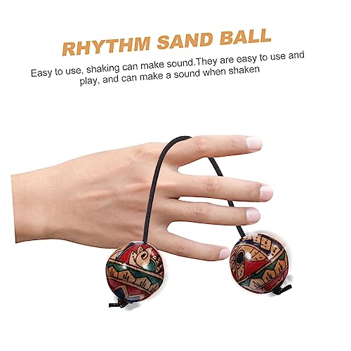 ORFOFE Handbemalter Rhythmus Sandball Einhändiges Percussion Instrument für Musikfestivals Robust Abriebfest Vielseitig Einsetzbar für Schlagzeuger und Musikliebhaber ORFOFE Handbemalter Rhythmus Sandball Einhändiges Percussion Instrument für Musikfestivals Robust Abriebfest Vielseitig Einsetzbar für Schlagzeuger und Musikliebhaber von ORFOFE