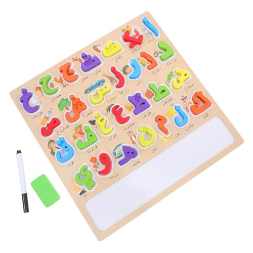 ORFOFE Holz Arabisches Alphabet Puzzle Groß Lernspielzeug Montessori Buchstaben Lernspiel Pädagogisch Hand Auge Koordination Sprachförderung Familieninteraktion ORFOFE Holz Arabisches Alphabet Puzzle Groß Lernspielzeug Montessori Buchstaben Lernspiel Pädagogisch Hand Auge Koordination Sprachförderung Familieninteraktion von ORFOFE