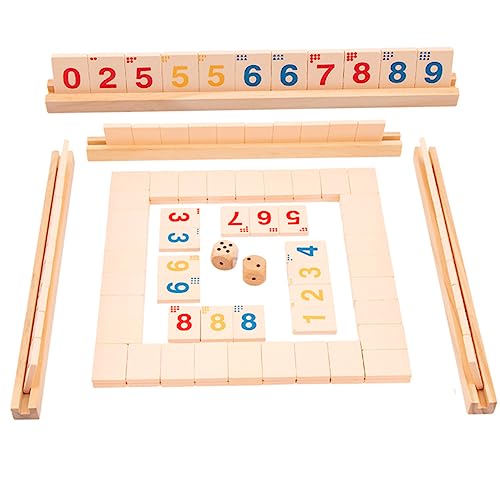 ORFOFE Holz Brettspiel Digitales Zahlenspiel Pädagogisches Lernspiel für Eltern Junge Mädchen Interaktion Rutschfestes Langlebiges Holzspielzeug für Vorschule und Familie ORFOFE Holz Brettspiel Digitales Zahlenspiel Pädagogisches Lernspiel für Eltern Junge Mädchen Interaktion Rutschfestes Langlebiges Holzspielzeug für Vorschule und Familie von ORFOFE