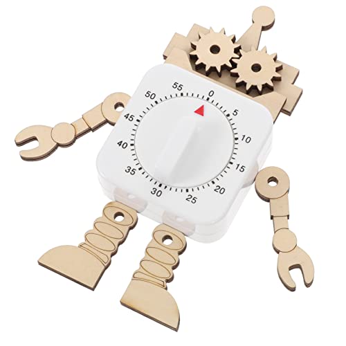 ORFOFE Holz DIY Busy Board Zubehör Lernspielzeug Montessori Förderndes Motorikspielzeug für Junge Mädchen Kreatives Sicheres Teiliger Timer Frühe Bildungsspielzeug von ORFOFE