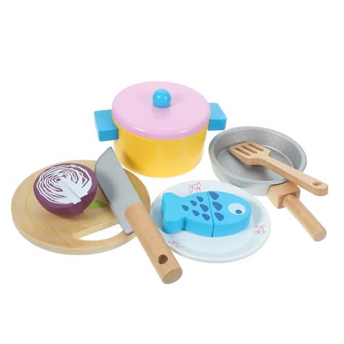 ORFOFE Holz Küchen Spielset für Teiliges Kochgeschirr Sicher Glatt Fördert Kreativität und Soziale Fähigkeiten als für Rollenspiele und Kinderküchen ORFOFE Holz Küchen Spielset für Teiliges Kochgeschirr Sicher Glatt Fördert Kreativität und Soziale Fähigkeiten als für Rollenspiele und Kinderküchen von ORFOFE