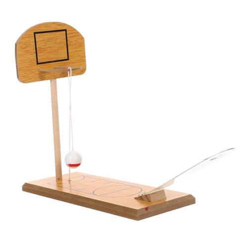 ORFOFE Holz Mini Basketballspielzeug für Tisch Basketballspiel um Hand Auge Koordination und Fingerkraft zu Fördern Umweltfreundliches Kinderspielzeug Kreatives Spiel für Jungen und von ORFOFE