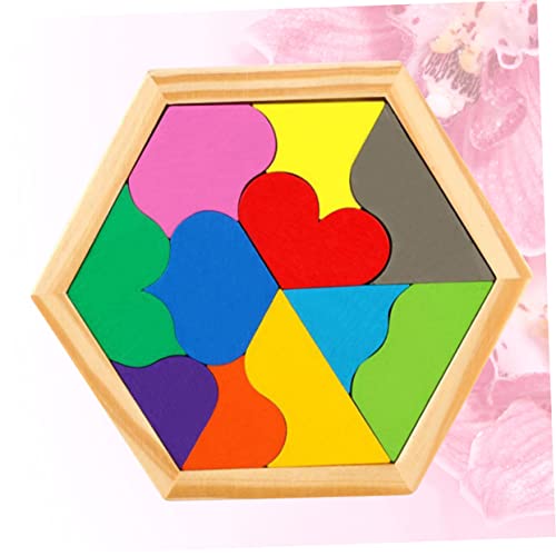 ORFOFE Holz Puzzle Herzform Teiliges Lernspielzeug für Kreativität Beobachtung und Eltern Junge Mädchen Interaktives ORFOFE Holz Puzzle Herzform Teiliges Lernspielzeug für Kreativität Beobachtung und Eltern Junge Mädchen Interaktives von ORFOFE