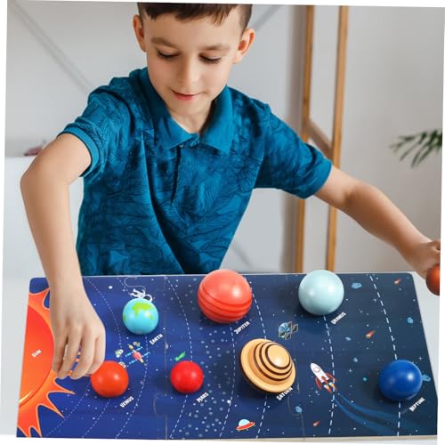 ORFOFE Holz Puzzle Sonnensystem mit Planeten Lernspielzeug für Ab Jahren Interaktives Weltraum Lernspielzeug Pädagogisches Planetenspiel Wissen und Kreativität ORFOFE Holz Puzzle Sonnensystem mit Planeten Lernspielzeug für Ab Jahren Interaktives Weltraum Lernspielzeug Pädagogisches Planetenspiel Wissen und Kreativität von ORFOFE
