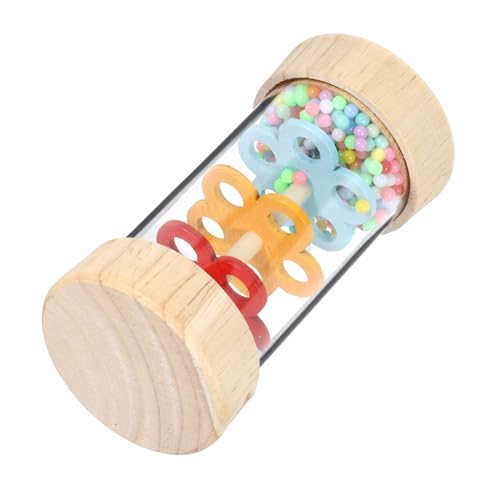 ORFOFE Holz Regenstick Musikinstrument für Kognitives Lernspiel zur Sensorischen Sicher und Langlebig Beruhigende Regentöne Fördert Hand-Auge-koordination und Frühe Bildung von ORFOFE