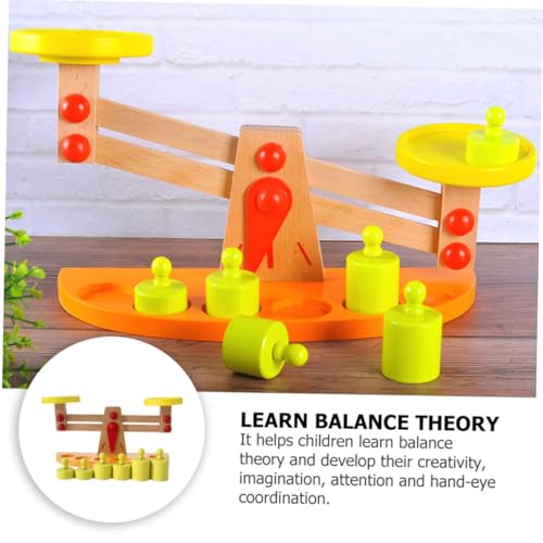 ORFOFE Holz balancewaage für Pädagogisches Lernspielzeug Robustes Rechenfähigkeiten und Gleichgewichtsverständnis für Frühe Entwicklung und Spielerisches Lernen ORFOFE Holz balancewaage für Pädagogisches Lernspielzeug Robustes Rechenfähigkeiten und Gleichgewichtsverständnis für Frühe Entwicklung und Spielerisches Lernen von ORFOFE