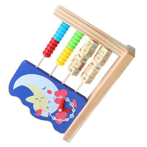 ORFOFE Holz multifunktions abakus mit Monduhr Kinderfreundliches Lernspielzeug zur Mentaler Rechenfähigkeiten Robustes Holzmaterial Farbecht für Gehirnentwicklung und Grundschüler ORFOFE Holz multifunktions abakus mit Monduhr Kinderfreundliches Lernspielzeug zur Mentaler Rechenfähigkeiten Robustes Holzmaterial Farbecht für Gehirnentwicklung und Grundschüler von ORFOFE