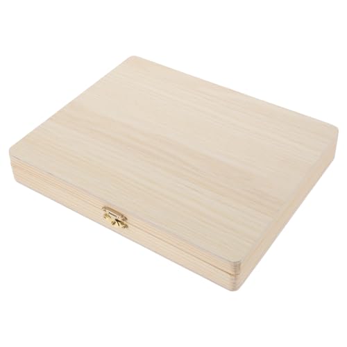 ORFOFE Holz objektträgerbox für Mikroskopglasplatten Langlebige Handgefertigte Aufbewahrungsbox aus Natürlichem Holz als Lehrmittel für Schule Labor und Forschung von ORFOFE