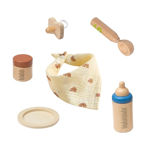 ORFOFE Holzflasche Set Fütterung Geschirrset -Müsli-Flaschenspender Babynahrung Flasche Flaschenzuführung für Babynahrung Sie Küchengerichte Nuckelflasche ORFOFE Holzflasche Set Fütterung Geschirrset -Müsli-Flaschenspender Babynahrung Flasche Flaschenzuführung für Babynahrung Sie Küchengerichte Nuckelflasche von ORFOFE