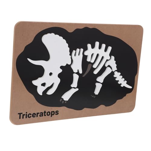 ORFOFE Holzpuzzle Dinosaurier Fossil Lernspielzeug für Jungen Mädchen Jahre Logikspiel Hand Auge Koordination Fördern Kreatives Erzählen Holzspielzeug von ORFOFE