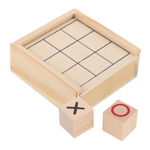ORFOFE Holzspiel Tragbares Klassisches Denkspiel für Familie und Langlebiges Holzmaterial Kompakt für Unterwegs Fördert Logisches Denken und Strategisches Planen von ORFOFE