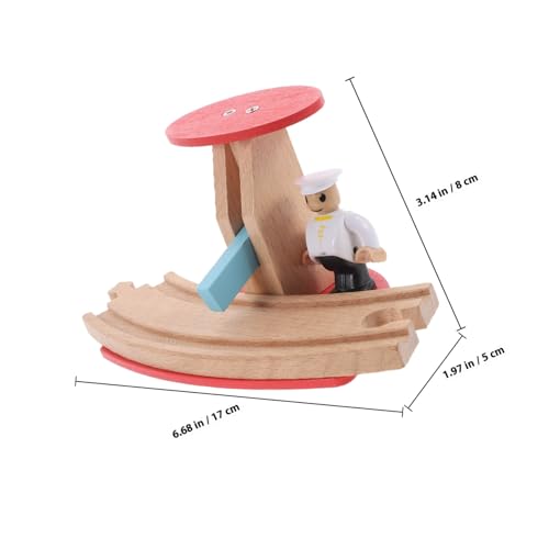 ORFOFE Holzspielzeug Eisenbahn Zubehör Holzbahn Streckenteile Zug Straßensperre Modell Lernspielzeug Robust Sicher Pädagogisch Geeignet ORFOFE Holzspielzeug Eisenbahn Zubehör Holzbahn Streckenteile Zug Straßensperre Modell Lernspielzeug Robust Sicher Pädagogisch Geeignet von ORFOFE