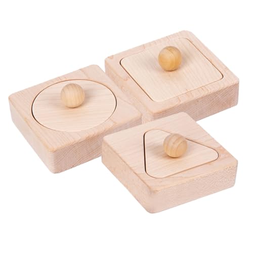 ORFOFE Holzspielzeug Geometrische Formen Sortierspiel Lernspielzeug für Montessori Pädagogisches Feinmotorik Logischem Denken und Räumlicher Vorstellungskraft von ORFOFE