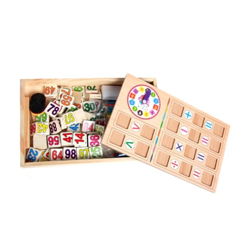 ORFOFE Holzspielzeug Set Mit Zählstäben Und Bausteinen Pädagogisches Zur Der Mathematischen Intelligenz Inkl Holznummernkarten Und Für Ab 3 Jahren ORFOFE Holzspielzeug Set Mit Zählstäben Und Bausteinen Pädagogisches Zur Der Mathematischen Intelligenz Inkl Holznummernkarten Und Für Ab 3 Jahren von ORFOFE