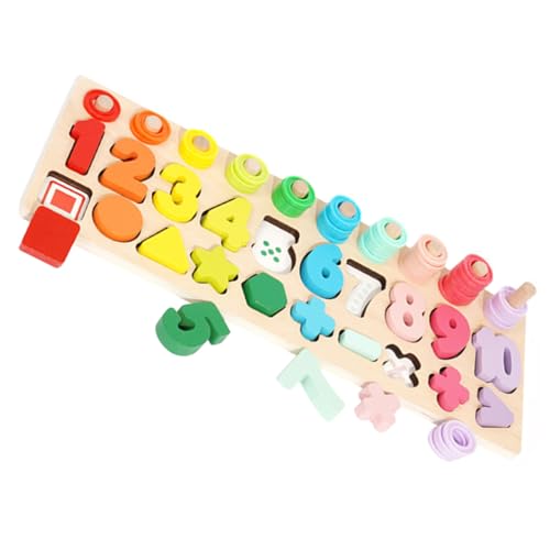 ORFOFE Holzspielzeug Zahlen Formen Puzzle Farbenfrohes Lernspielzeug für Kleinkinder Fördert Logisches Denken Hand Auge koordination Langlebige Sichere Holzklötze für Frühe Bildung ORFOFE Holzspielzeug Zahlen Formen Puzzle Farbenfrohes Lernspielzeug für Kleinkinder Fördert Logisches Denken Hand Auge koordination Langlebige Sichere Holzklötze für Frühe Bildung von ORFOFE