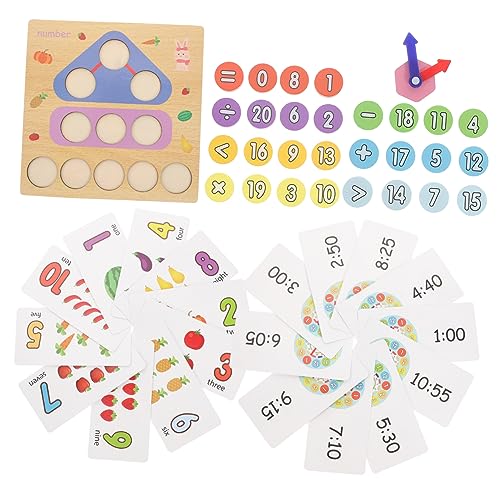 ORFOFE Holzspielzeug Zahlen Uhr Lernspielzeug Multifunktionales Lernpuzzle mit Zeigern für Kleinkinder Farberkennung Pädagogisches für Kognitiven ORFOFE Holzspielzeug Zahlen Uhr Lernspielzeug Multifunktionales Lernpuzzle mit Zeigern für Kleinkinder Farberkennung Pädagogisches für Kognitiven von ORFOFE