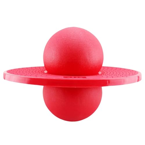 ORFOFE Hüpfball Outdoor Sportspielzeug Rotes Sprungball mit Glatten Kanten für Sicherem Spaß Sensomotorisches Trainingsgerät für Kindergarten und Freizeit von ORFOFE