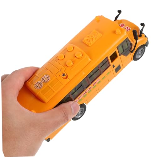 ORFOFE Inertia Schulbus Modellspielzeug mit Musikfunktion Kindersicheres Material Realistische Fahrzeugnachbildung Türen zum Öffnen für Kinderzimmer und Interaktives ORFOFE Inertia Schulbus Modellspielzeug mit Musikfunktion Kindersicheres Material Realistische Fahrzeugnachbildung Türen zum Öffnen für Kinderzimmer und Interaktives von ORFOFE