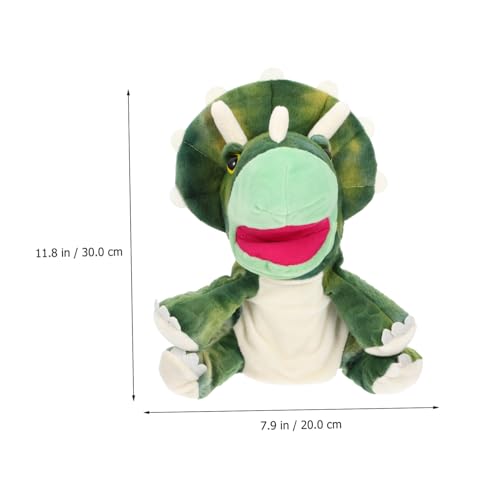 ORFOFE Interaktive Dinosaurier Handpuppe aus Weichem Plüsch Kuscheliges für Fördert Fantasie Motorik und Kommunikation für Jungen und Mädchen ORFOFE Interaktive Dinosaurier Handpuppe aus Weichem Plüsch Kuscheliges für Fördert Fantasie Motorik und Kommunikation für Jungen und Mädchen von ORFOFE