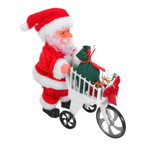 ORFOFE Interaktiver Weihnachtsmann mit Beweglichem Einkaufswagen und Musik Festliche Plüschfigur für Sichere Weihnachtsdekoration für Zuhause und Büro Kompakt und Vielseitig für ORFOFE Interaktiver Weihnachtsmann mit Beweglichem Einkaufswagen und Musik Festliche Plüschfigur für Sichere Weihnachtsdekoration für Zuhause und Büro Kompakt und Vielseitig für von ORFOFE