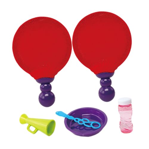 ORFOFE Interaktives Bubble Racket Set für Eltern Leichtes Stabiles Material Geeignet für Indoor und Outdoor Gartenspiele Teiliges Seifenblasen Plaything für Kleine und Große Blasen ORFOFE Interaktives Bubble Racket Set für Eltern Leichtes Stabiles Material Geeignet für Indoor und Outdoor Gartenspiele Teiliges Seifenblasen Plaything für Kleine und Große Blasen von ORFOFE
