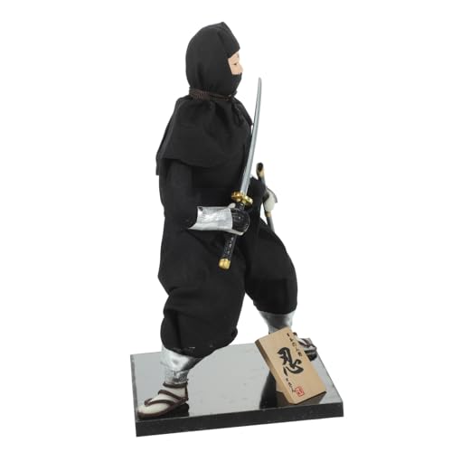 ORFOFE Japanische Ninja Puppe Ornament Desktop Deko Figur aus Stabilem Material Handgefertigt Farbecht für Schlafzimmer Büro Wohnzimmer Asiatische Kunstfigur Geschenkidee ORFOFE Japanische Ninja Puppe Ornament Desktop Deko Figur aus Stabilem Material Handgefertigt Farbecht für Schlafzimmer Büro Wohnzimmer Asiatische Kunstfigur Geschenkidee von ORFOFE