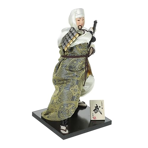 ORFOFE Japanische Samurai Puppe Desktop Dekoration Traditionelle Japanische Kunstfigur Farbenfrohes Samurai Ornament für Wohnzimmer Büro Schlafzimmer für Japanischer Handwerkskunst von ORFOFE