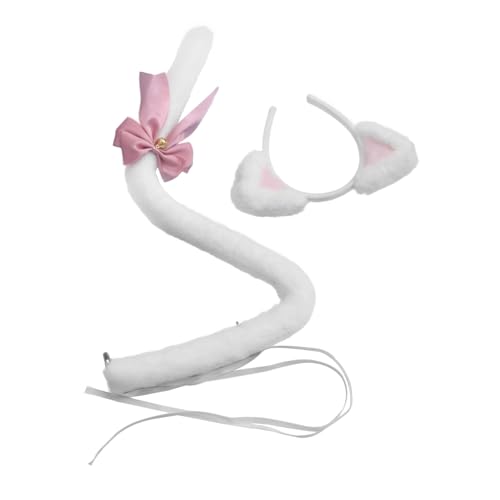 ORFOFE Katzenohren Haarreif mit Cosplay Faschingskostüme und Halloween Kostüm Mädchen Weiches Party accessoire für Maskerade und Themenfest von ORFOFE