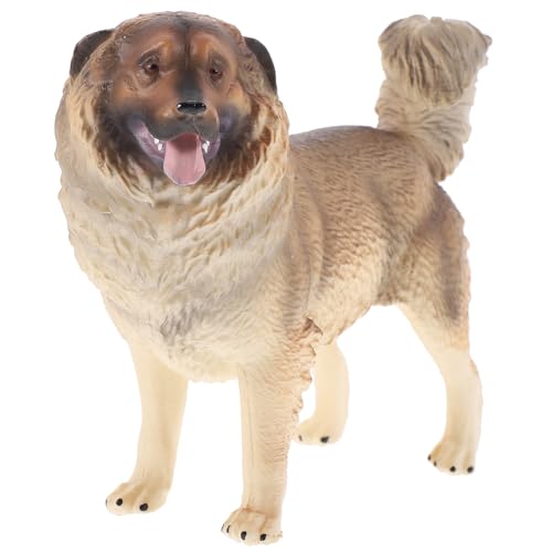ORFOFE Deko Hund Hund Skulptur Kaukasischer Schäferhund Modell Realistische Hundeskulptur Kognitive Figur Für Hunde Liebhaber Dekoratives Puppy Modell Aus Hochwertigem von ORFOFE