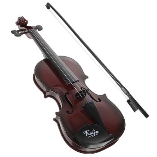 ORFOFE Kindergeige Violine Musikinstrument für Ab Jahren Pädagogisches Geigenspielzeug aus Sicherem Kunststoff Fördert Musikalische Fähigkeiten und Kreativität Kleines Niedliches Design von ORFOFE
