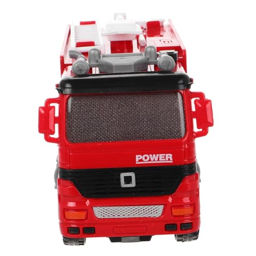 ORFOFE Kleines Feuerwehr spielzeugauto aus Kunststoff Detailgetreues Einsatzfahrzeug für Robustes Feuerwehrmodell mit Aufziehfunktion Sicher für Fantasievolles und Sammlungen von ORFOFE