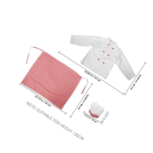 ORFOFE Kochkostüm Langarm Rosa Atmungsaktiv Komfortabel Für Rollenspiele Bühne Geburtstag Party von ORFOFE